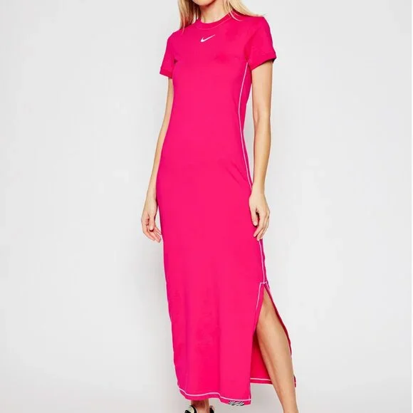 Nike Sportswear Icon Slash Maxi Dress - Picture 2 of 4